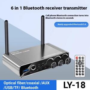 Bluetooth 5.4 수신기 송신기 낮은 대기 시간 3.5mm AUX 잭 PC TV 차량용 스피커 용 동축 광 무선 오디오