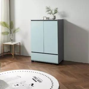 아이방 아기옷 행거 서랍장 주니어장(80cm 3색) 유아 여자아이 정리 장난감