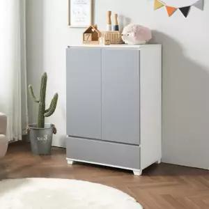 어린이 상하의 수납 행거옷장(80cm 2색) 가구 유아옷 아이방 아기용품 여아