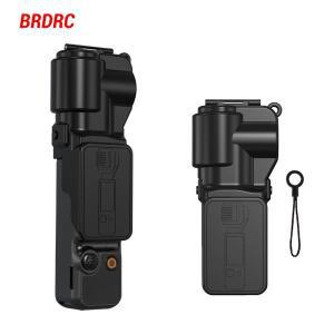 DJI Osmo Pocket 3 카메라 액세서리 쉘 렌즈 캡 소프트 라이닝이있는 BRDRC 짐벌 스크린 보호 커버 하드 케