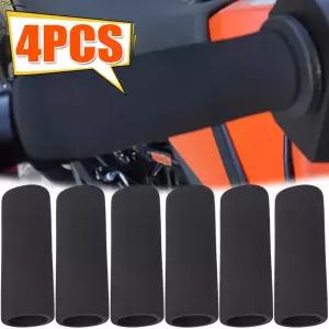 오토바이 그립 커버 용 범용 소프트 스폰지 슬리브 미끄럼 방지 방진 컴포트 폼 슬립 온 핸들 바