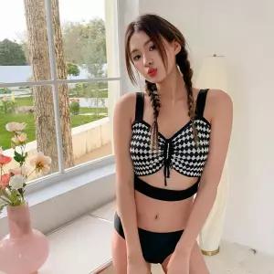 여자 볼륨업브라 수영복 비키니 투피스 슬림핏 위아래 작은 가슴 모아 바캉스 온천 원픽1