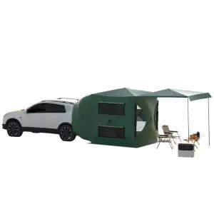자동차후면텐트 차박 도킹텐트 방충 확장형 트렁크 그늘막 쉘터 돔형 연결