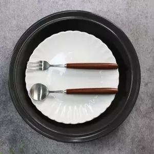 [콩심팥심]다크메이플 티타임세트 (티스푼+티포크)