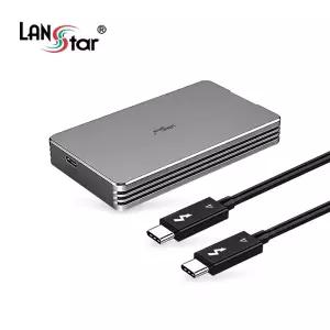 랜스타 썬더볼트 M.2 NVME SSD 40Gbps 외장 케이스  LS-TBNVME