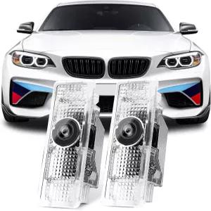 네버 페이드 HD 도어 라이트 로고 프로젝터 1/2/3/4/5/6/7/M/X/Z/GT 시리즈 액세서리 2Pcs 3D LED 고스트