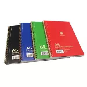 서브젝 절취스프링 노트(A5/좌철/80매/색상랜덤/옥스포드)