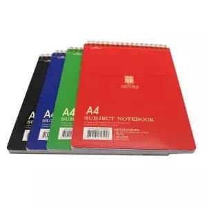 서브젝 절취스프링 노트(A4/상철/80매/색상랜덤/옥스포드)