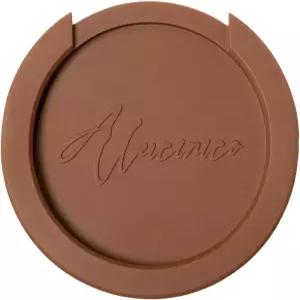 알루시니코 브라운 피드백 억제기 기타 사운드홀 커버 유연하고 테이퍼형 윤곽 직경 4인치에 맞습니다