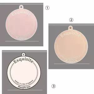 영문 레터링 논슬립 내열 PVC 냄비받침 3종 4매 1set