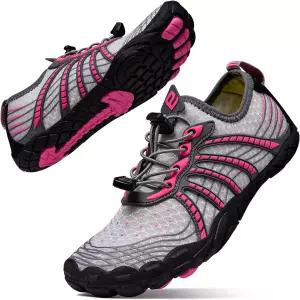 여성 남성용 워터 슈즈 운동 하이킹 걷기 요가 수상 스포츠를 위한 퀵 드라이 맨발 가볍고 미끄럼 방지