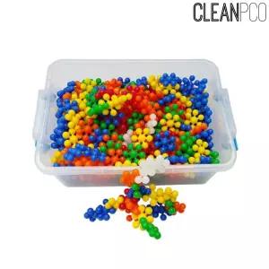 말랑이 블록 미니 눈송이 블럭 리빙박스 장난감 사각 정리함 장간감