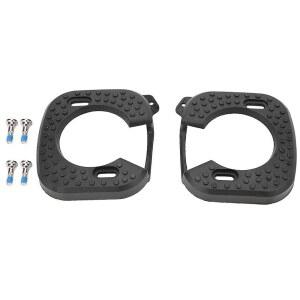 1쌍 자전거 신발 클리트 커버, 퀵 릴리스 페달 클립 7.9x6.5x1.1cm / 3.1x2.6x0.4인치 나사가 있는 보행식 잠금판 잠금 커버로 스피드플레이 제로 라이트 액션을 제공합니다