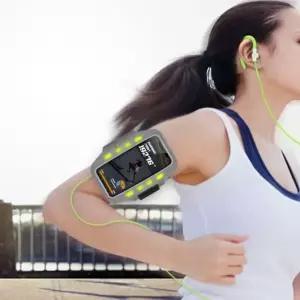 라이딩 런닝 야간등산 LED발광 스마트폰 안전 암밴드