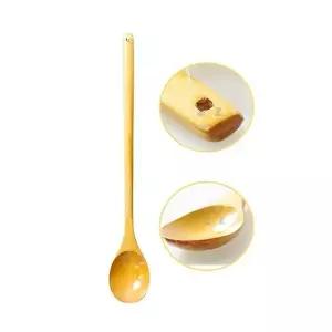 롱 원목 티스푼 약33cm 커피 쥬스 디저트 숟가락