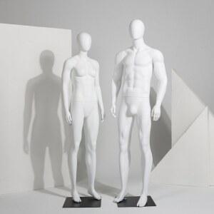 의류매장 전신마네킹 실버 여성 옷가계 사각 마네킹 바디 LZ 남자