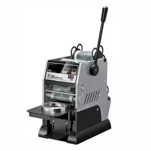 자동 실링기 컵 테이크아웃 포장 밀봉기계 플라스틱컵 업소용 원형 머신 음료 카페