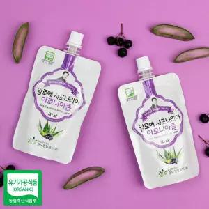 알로에 사포나리아 아로니아즙 30(1박스) 아로니아 파우치 쥬스 주스 과치 과일치 과쥬스