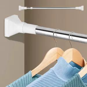 사각압축봉 200 못없이커튼 차박 커텐설치 걸이 압축 행거 옷걸이 미니 스텐파이프 강력 옷봉 옷장 샤워 무