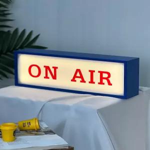가게 온에어조명 간판 홍보판 온 녹음 무드등 레트로 스위치 방송 조명 문패 카페 램프
