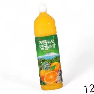 롯데 델몬트 제주사랑 감귤사랑 1.5L X 12개 과즙음료 과일주스 과즙주스 과일음료수 과채주스 과채쥬스
