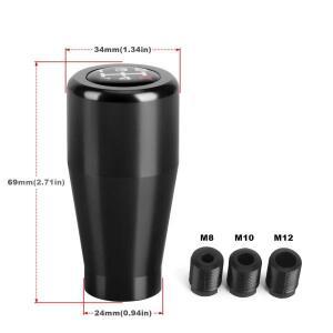 알루미늄 범용 레이싱 변속 레버 수동 기어 레벨 노브 5 단 M8 M10 M12