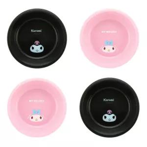 마이멜로디 쿠로미 그릇 4종 세트접시 어린이 식기 캐릭터 아기