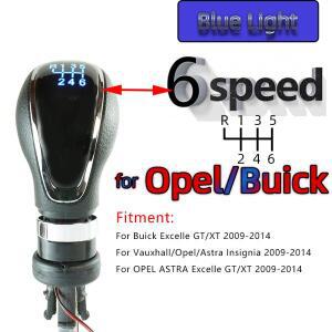 LED 5 6 속도 기어 시프트 노브 Vauxhall/Opel/Astra ignia 2009-용 수동 시프터 레버 201455565904