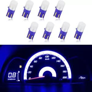 우야오야오 8PCS LED 전구 계기판 클러스터 게이지 대시보드 라이트 12V T10 3030 초밝은 자동차 표시등