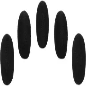 eBoot 5팩 미니 사이즈 라펠 헤드셋 마이크 윈드스크린 블랙