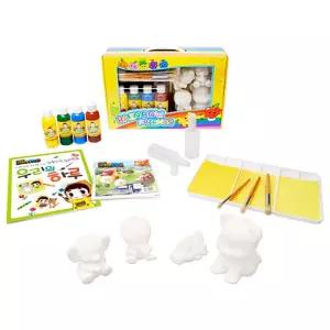 컬러링프렌즈 코끼리 병아리 악어 키즈 물감 색칠놀이미술 유아