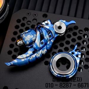 완우 EDC 스틸 본 신형 알루미늄 합금 기계식 손가락 압박 카드 디컴프레션 장난감