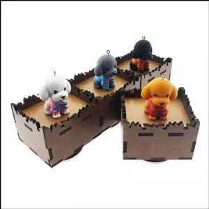 회전 오르골 푸들 강아지색상랜덤 4곡 중 선택1