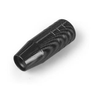 8.5cm 알루미늄 카본 필터 블랙 기어 시프트 노브 레이싱 범용 수동 변속기 시프터 레버 3개의 어댑터 포함