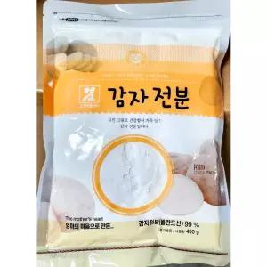감자전분 ( 99프로 400g) X25가루 요리용 조리용 분말 파우더