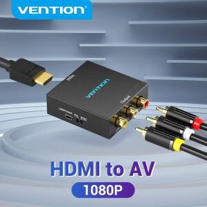 Vention HDMI To AV RCA 어댑터 변환기 미니 소형 박스 CVSB LR 비디오 컴포지트 스케일러 (PC HDTV 프로젝