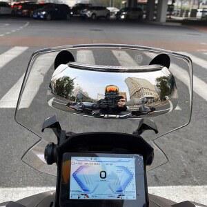 오토바이 보조스크린 180도 백미러 스크린 시야확보 윈드