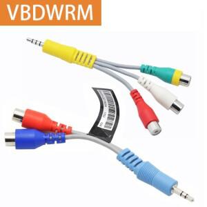 DC to RCA AV 성별 케이블 어댑터 삼성호환 4K 울트라 HD 스마트 LED TV 용   오디오