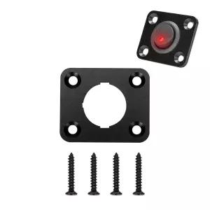 자동차 트럭 해상 보트 RV 차량용 스위치 패널 원형 12볼트 알루미늄 방수 로커 1방향