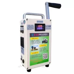 수동 자가 발전기 캠핑 차박 낚시 야외 비상용 충전기 AC220V