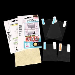 3DS NDS Lite DSi XL LL 보호기 커버 스크린 세이버 용 상단 하단 HD 투명 LCD 화면 필름