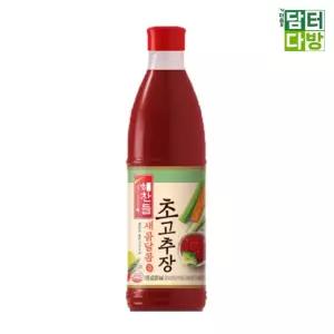 해찬들 새콤달콤 초고추장 1.05kg X 2개 해찬들 초고추장 대용량 소스 조미료 양념장 요리 간편