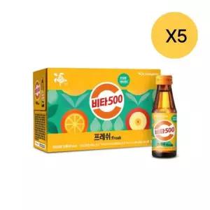 광동 비타500 Fresh 비타민C 건강 병음료 100ml 50병