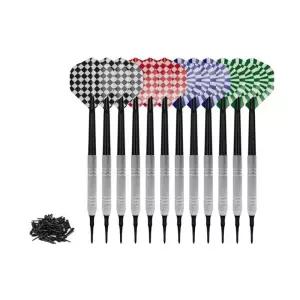 전자 기계 다트 다트팁 다트핀 12p 소프트 100p 화살 보드 플라스틱 체크 자석 고급