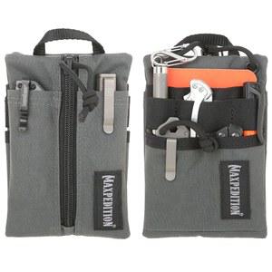 맥스페디션 플래티 포켓 정리함, 남성용 내구성 EDC 도구 파우치, 파라코드 랜야드가 있는 넥 월렛, 손전등, 멀티툴, 펜, 노트북 보관함