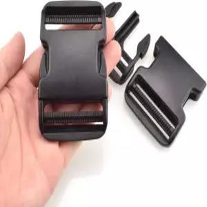 SGH Pro 초두꺼운 하드 플라스틱 재료 군사 등급 듀얼 조절 가능 퀵 사이드 릴리스 버클 2인치 와이드 3팩