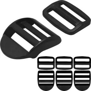 3/4인치 1인치 1-1/4인치 1-1/2인치 2인치 웨빙 스트랩용 LASIGHT 4팩 슬라이더 잠금 버클 및