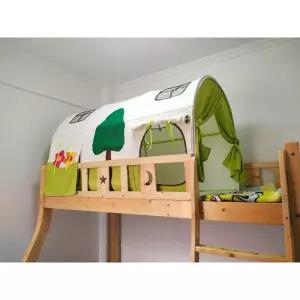 벙커침대텐트 실내 어린이 난방 2층 캐노피 동굴 아이방꾸미기 기숙사 키즈