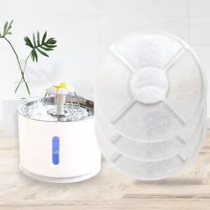 꽃 펫정수기 리필필터 4set 고양이 식기 반려동물 캣정 고양이용 급수기 강아지 물그릇 반려견