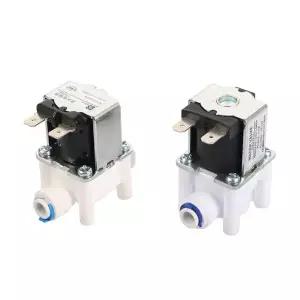 NC 1/4 빠른 액세스 전 밸브 DC 12V DC 24V 물 공기 흡입구 속도 스위치 정수기 세탁기 디스펜스